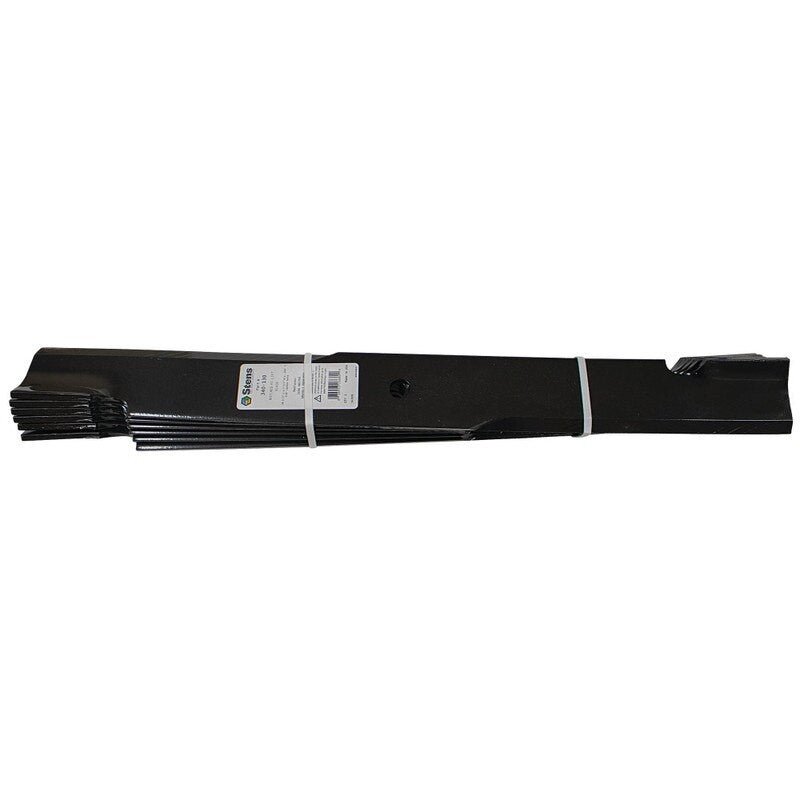 REPLACES SCAG NOTCHED HI - LIFT BLADE 481709 TORO 24.5" 038722000 STENS 340 - 130 - 6 - OPE Quality Parts