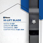REPLACES HUSQVARNA HI - LIFT BLADE 582760502 96784490100 96768090100 STENS 330 - 903 - OPE Quality Parts