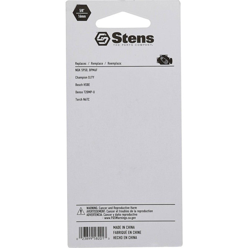 10PC REPLACES NGK SPARK PLUG 5950 UNIVERSAL N6TC FOR ENGINES STENS 131 - 016RT - STN - OPE Quality Parts