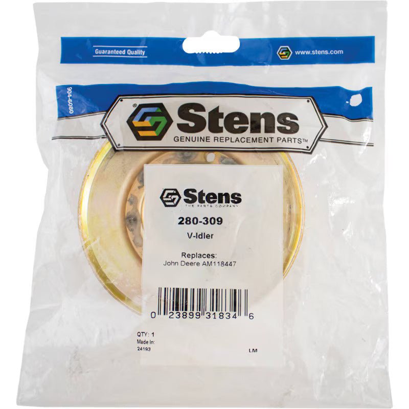 REPLACES JOHN DEERE V - IDLER AM118447 737 757 777 797 ZTRAKS 16" 4" STENS 280 - 309 - OPE Quality Parts