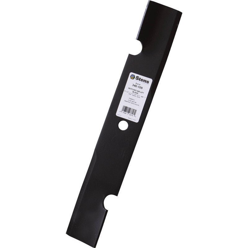 REPLACES SCAG NOTCHED AIR - LIFT BLADE 481710 FAS TRAK 038 - 5350 - 00 STENS 340 - 109 - 6 - OPE Quality Parts