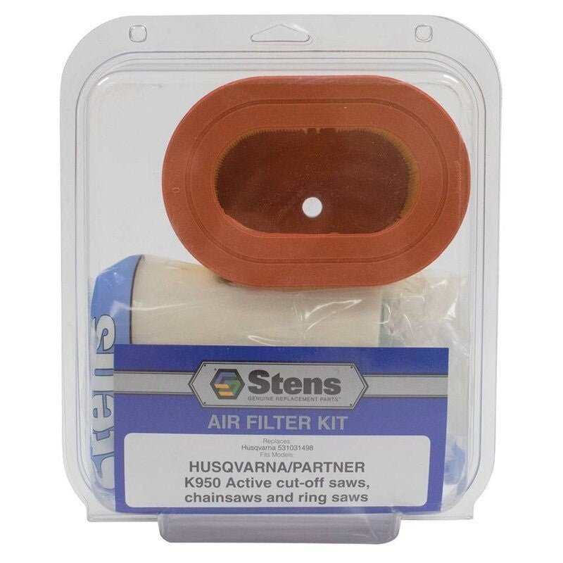 REPLACES HUSQVARNA AIR FILTER KIT 531031498 FITS K950 CUT - OFF SAW STENS 605 - 480 - OPE Quality Parts