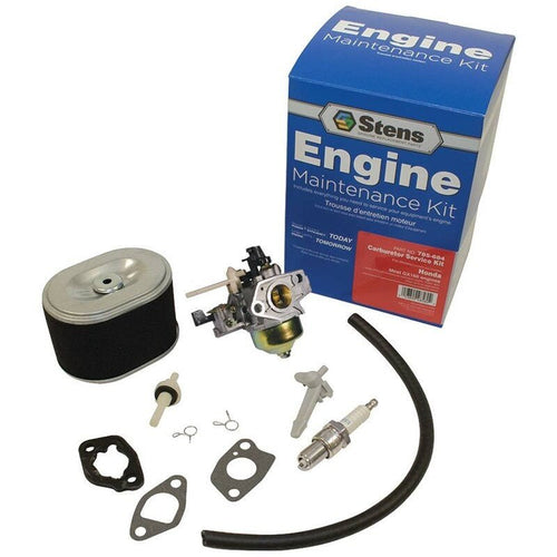 CARBURETOR SERVICE KIT REPLACES HONDA 16100 - ZH8 - W61 FITS GX160 16" STENS 785 - 684 - OPE Quality Parts