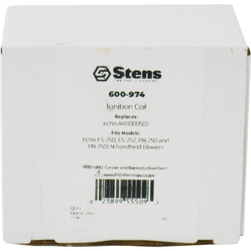 REPLACES ECHO IGNITION COIL A411000502 FITS ES - 250 PB - 250 PB - 250LN STENS 600 - 974 - OPE Quality Parts