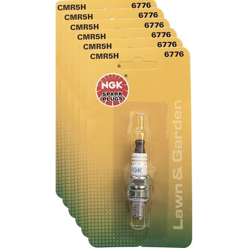 6PC REPLACES NGK SPARK PLUG 6776 CMR5H FOR SMALL ENGINESSTENS STENS 130 - 220 - 6 - OPE Quality Parts