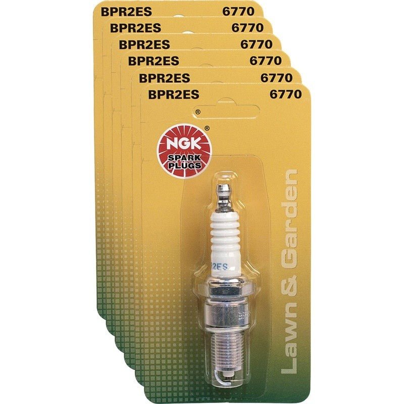 6PC REPLACES NGK SPARK PLUG 6770 CARDED 6 PACK BPR2ES 2ES STENS 130 - 228 - 6 - OPE Quality Parts