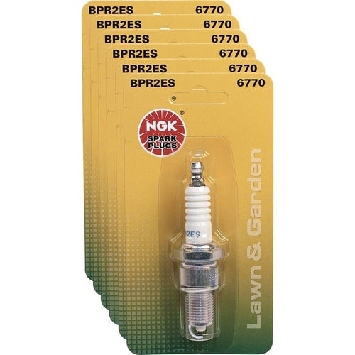 6PC REPLACES NGK SPARK PLUG 6770 CARDED 6 PACK BPR2ES 2ES STENS 130 - 228 - 6 - OPE Quality Parts