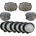 TIGER LIGHTS REPLACES JOHN DEERE LED LIGHT KIT TL5680 7630 7720 STENS JDKIT - 8 - OPE Quality Parts