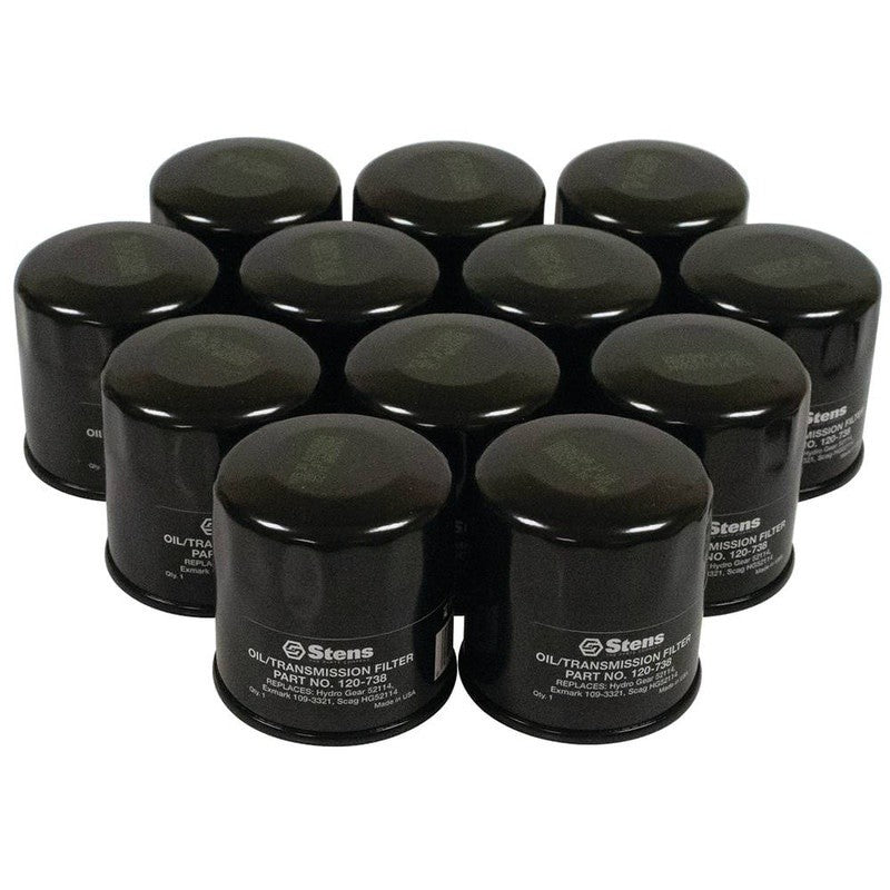 12PC REPLACES HYDRO GEAR TRANSMISSION FILTER 52114 UNIVERSAL STENS 120 - 738 - 12 - OPE Quality Parts