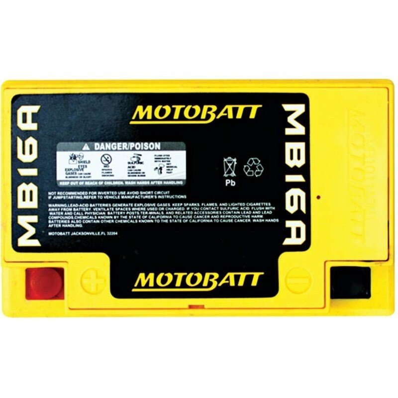 MOTOBATT BATTERY MB16A 31500 - ME9 - 611 HONDA FOR CAPACITY (10HR) STENS MB16A - OPE Quality Parts