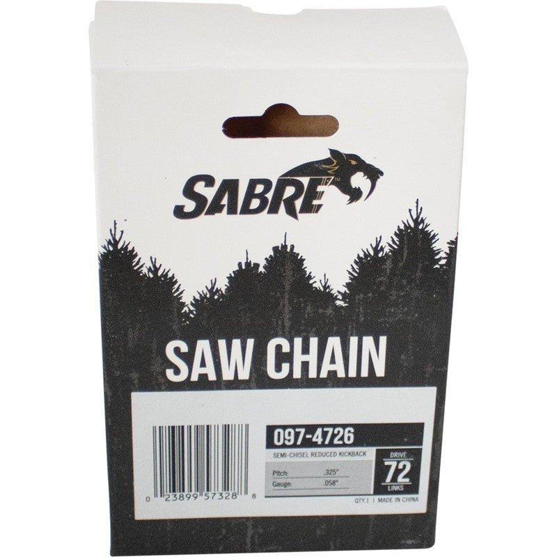 SABRE CHAINSAW CHAIN K2C - 072G OREGON 362 JONSERED 45 J72 H2172 STENS 097 - 4726 - OPE Quality Parts