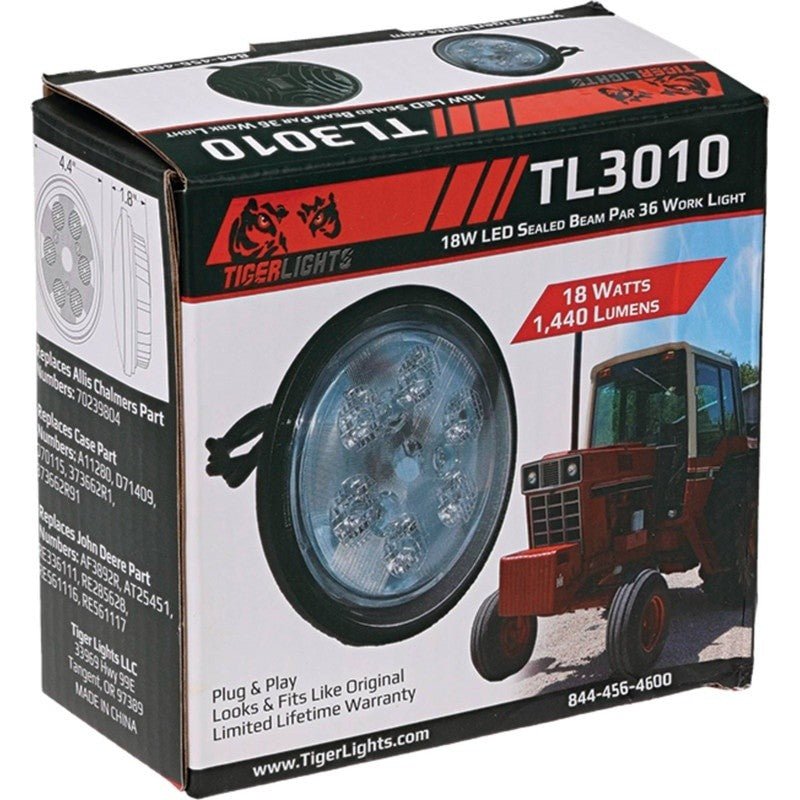 TIGER LIGHTS REPLACES JOHN DEERE LED SEALED LIGHT AT25451 CASE FITS STENS TL3010 - OPE Quality Parts