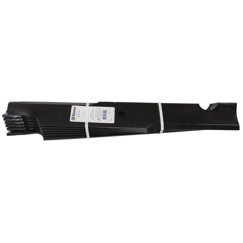 REPLACES EXMARK HI - LIFT BLADE 103 - 2530 - S PACK OF 6 FOR MOWERS STENS 355 - 331 - 6 - OPE Quality Parts