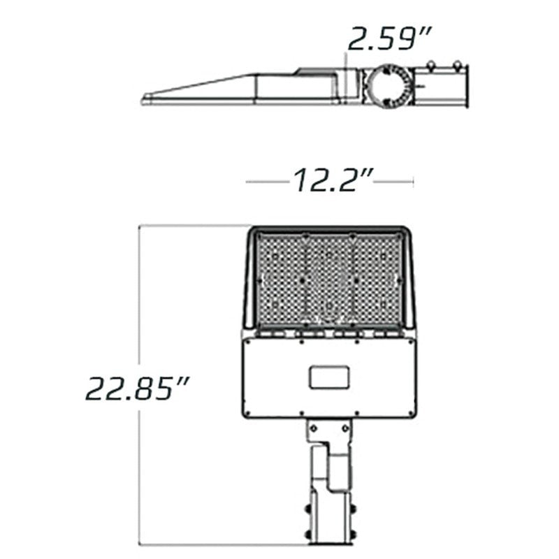 TIGER LIGHTS REPLACES TIGER LIGHTS LED STREET LIGHT TLSL - MOUNT STENS TLSL - 150W - OPE Quality Parts