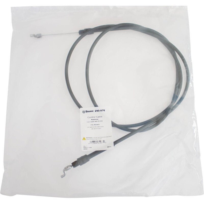 REPLACES CUB CADET CONTROL CABLE 946 - 05105A SC FITS 500 Z 63 1 8" STENS 290 - 976 - OPE Quality Parts