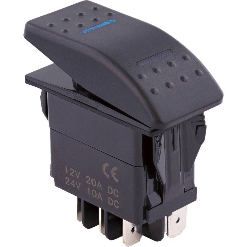 TIGER LIGHTS REPLACES TIGER LIGHTS LED ROCKER SWITCH 12 - 24V STENS TLSW3 - B - OPE Quality Parts