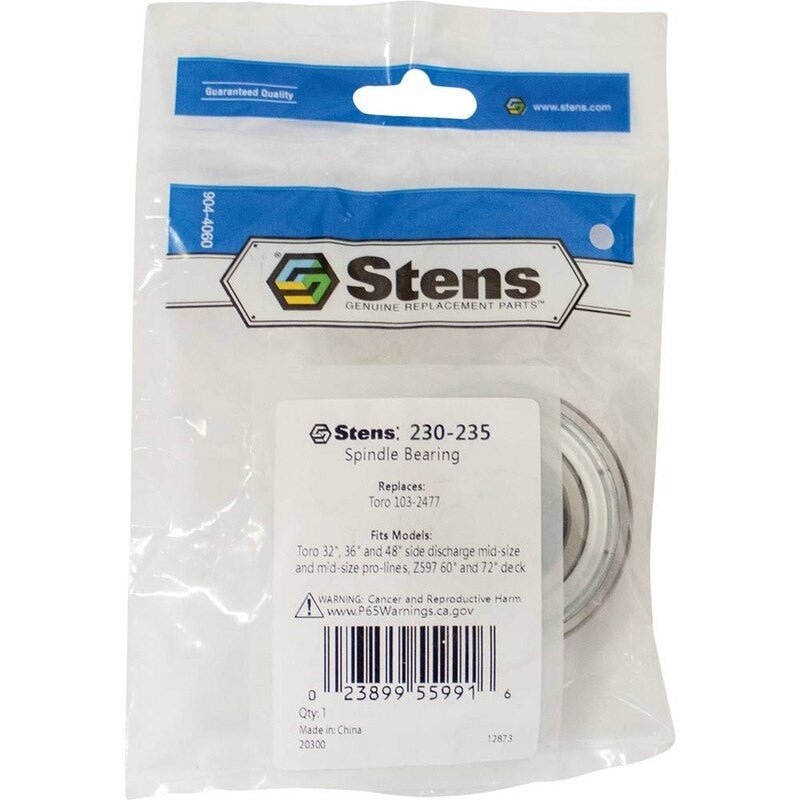REPLACES TORO SPINDLE BEARING 103 - 2477 EXMARK Z597 60" DECK 703" STENS 230 - 235 - OPE Quality Parts