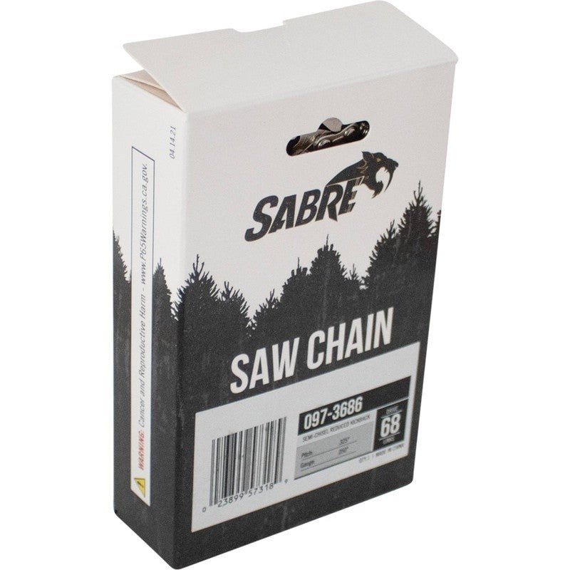 SABRE CHAINSAW CHAIN K1C - BL - 68E SABRE 18" 23RM368 68 DL 20BP068G STENS 097 - 3686 - OPE Quality Parts