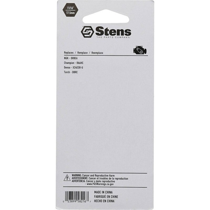 10PC REPLACES NGK SPARK PLUG DR8EA UNIVERSAL RA6HC D8RC STENS 131 - 036RT - STN - OPE Quality Parts