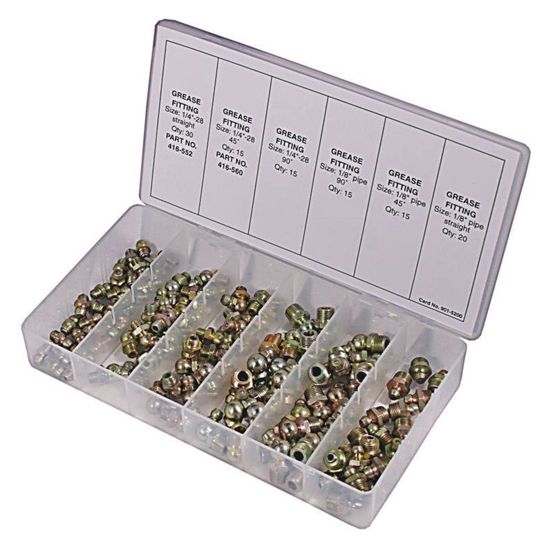REPLACES UNIVERSAL GREASE FITTING KIT 110 PIECE 4" 8" FOR MOWER STENS 415 - 190 - OPE Quality Parts
