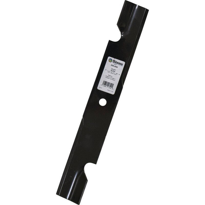 REPLACES EXMARK NOTCHED HI - LIFT BLADE 103 - 6584 - S FOR 105 - 7779 - 03 STENS 355 - 044 - OPE Quality Parts
