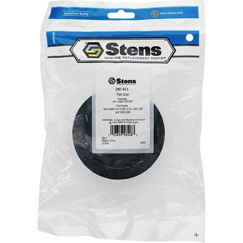 REPLACES JOHN DEERE FLAT IDLER GX20287 FITS E110 - E180 L100 - L130 8" STENS 280 - 611 - OPE Quality Parts