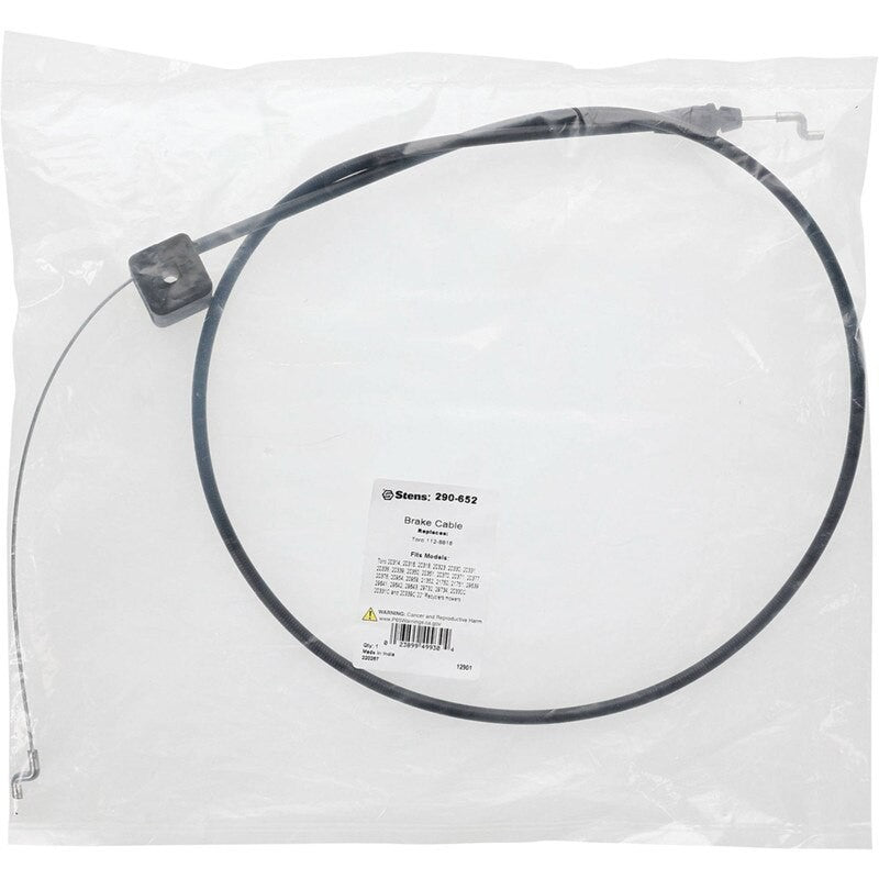 REPLACES TORO BRAKE CABLE 112-8818 FITS 10603 10604 10606 20314 STENS 290-652