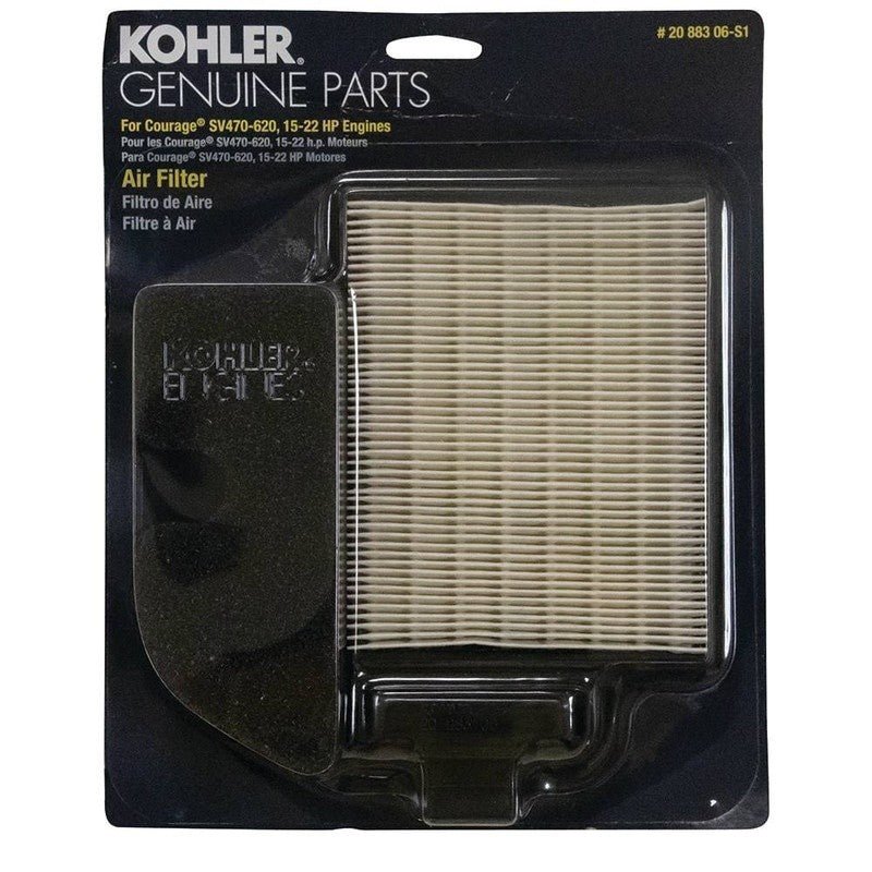 OEM KOHLER AIR FILTER COMBO 20 883 06 - S1 FITS SV470 SV620 2008302 STENS 055 - 441 - OPE Quality Parts