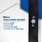 REPLACES HUSQVARNA MULCHING BLADE 586859604 FOR 961450026 2 1 4" STENS 325 - 909 - OPE Quality Parts