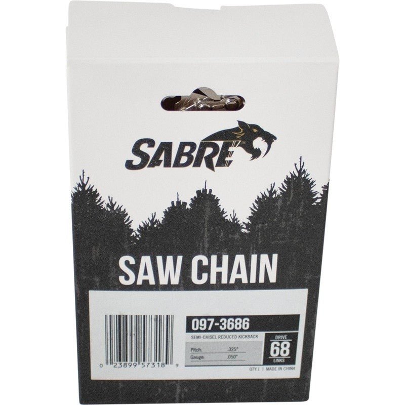 SABRE CHAINSAW CHAIN K1C - BL - 68E SABRE 18" 23RM368 68 DL 20BP068G STENS 097 - 3686 - OPE Quality Parts