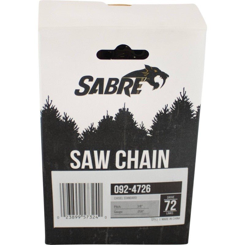 SABRE CHAINSAW CHAIN A2LM - 072G 20" 3 8 .058 A2LM072G A2LM72E 72 STENS 092 - 4726 - OPE Quality Parts