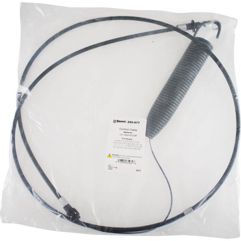 REPLACES JOHN DEERE CONTROL CABLE GY22387 FITS D100 D105 D110 D120 STENS 290 - 977 - OPE Quality Parts
