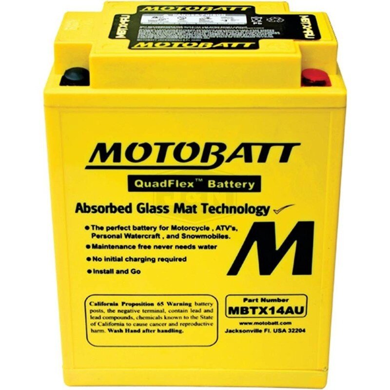 MOTOBATT BATTERY AP8112912 HONDA 31500 UNIVERSAL 0445 - 005 12V STENS MBTX14AU - OPE Quality Parts