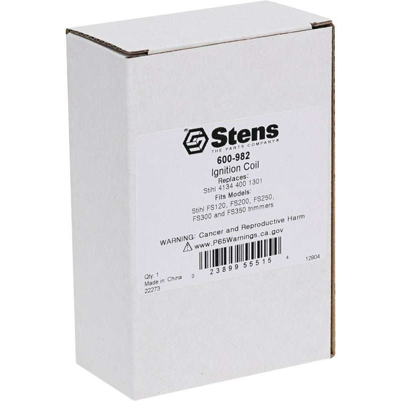 REPLACES STIHL IGNITION COIL 4134 400 1301 FITS FS120 41344001301 STENS 600 - 982 - OPE Quality Parts