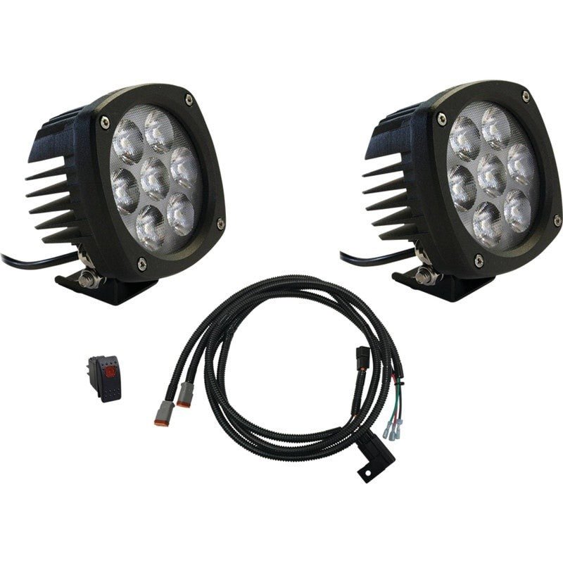 TIGER LIGHTS REPLACES JOHN DEERE LED FLOOD LIGHT KIT RSX XUV 12 - 24V STENS TLG3 - OPE Quality Parts