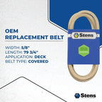 REPLACES CUB CADET ENGINE TO DECK BELT 01009787P Z - FORCE 48" 5 8" STENS 265 - 800 - OPE Quality Parts