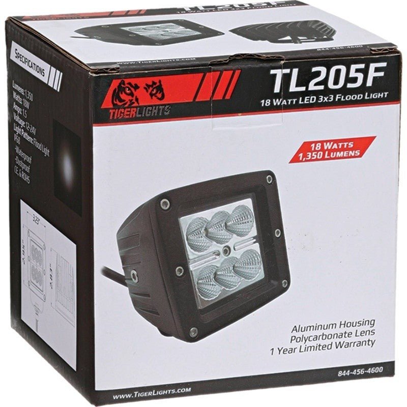 TIGER LIGHTS REPLACES TIGER LIGHTS LED FLOOD BEAM UNIVERSAL 1.500A STENS TL205F - OPE Quality Parts