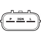 J&N REPLACES J AND N ALTERNATOR 12V 90A DENSO 021080 - 0310 FOR STENS 400 - 52184 - OPE Quality Parts