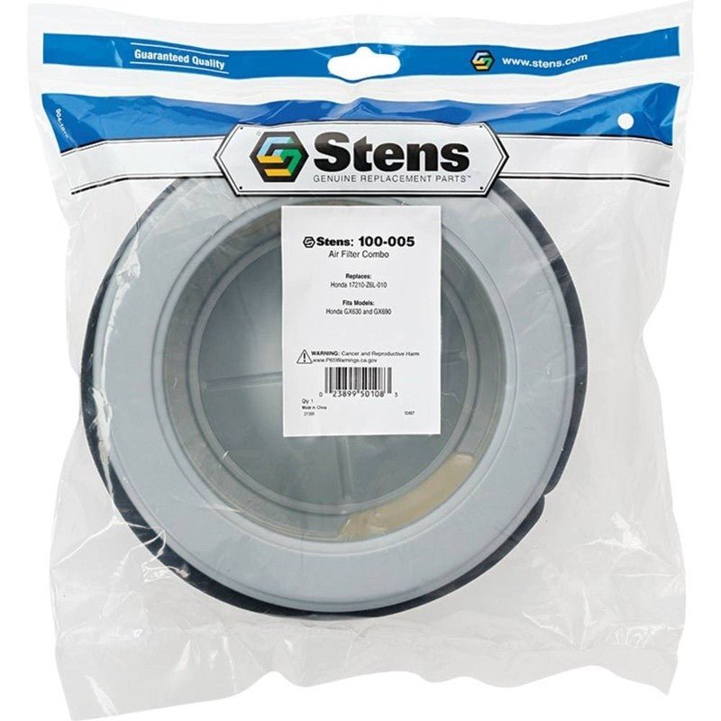 REPLACES HONDA AIR FILTER COMBO 17210 - Z6L - 010 FITS GX630 7 1 4" 5" STENS 100 - 005 - OPE Quality Parts