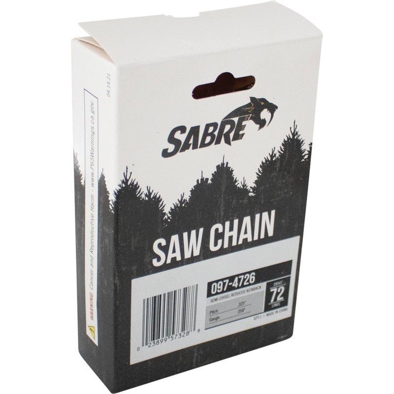 SABRE CHAINSAW CHAIN K2C - 072G OREGON 362 JONSERED 45 J72 H2172 STENS 097 - 4726 - OPE Quality Parts