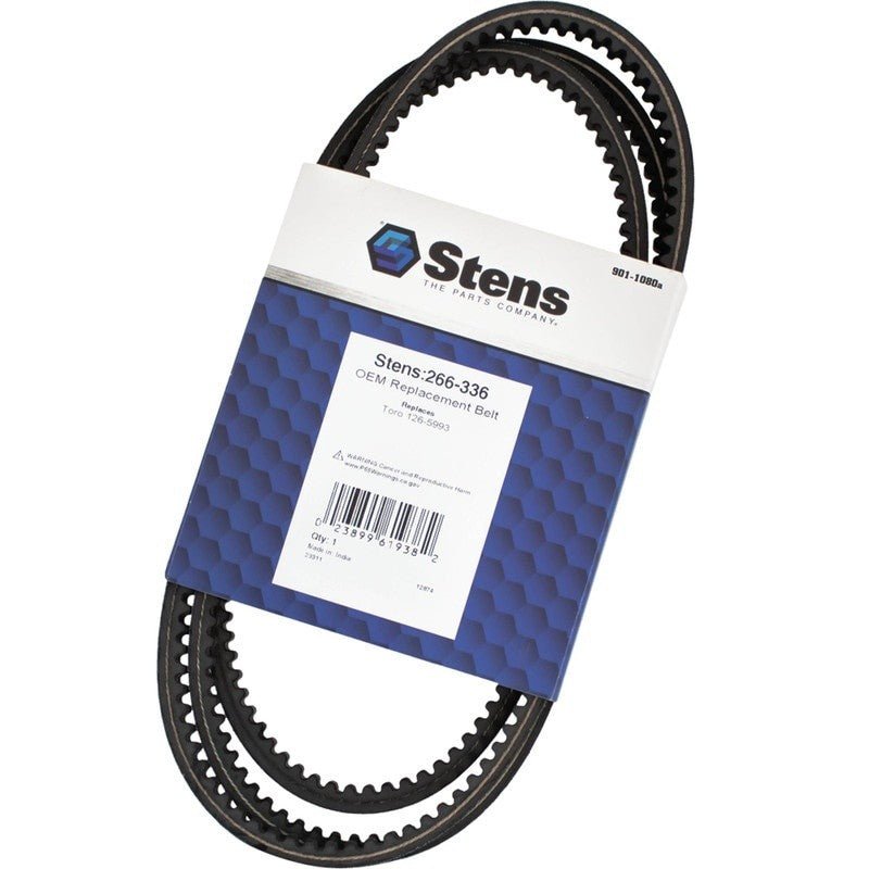 REPLACES TORO DRIVE BELT 126 - 5993 - SL EXMARK RADIUS E - SERIES MOWERS STENS 266 - 336 - OPE Quality Parts