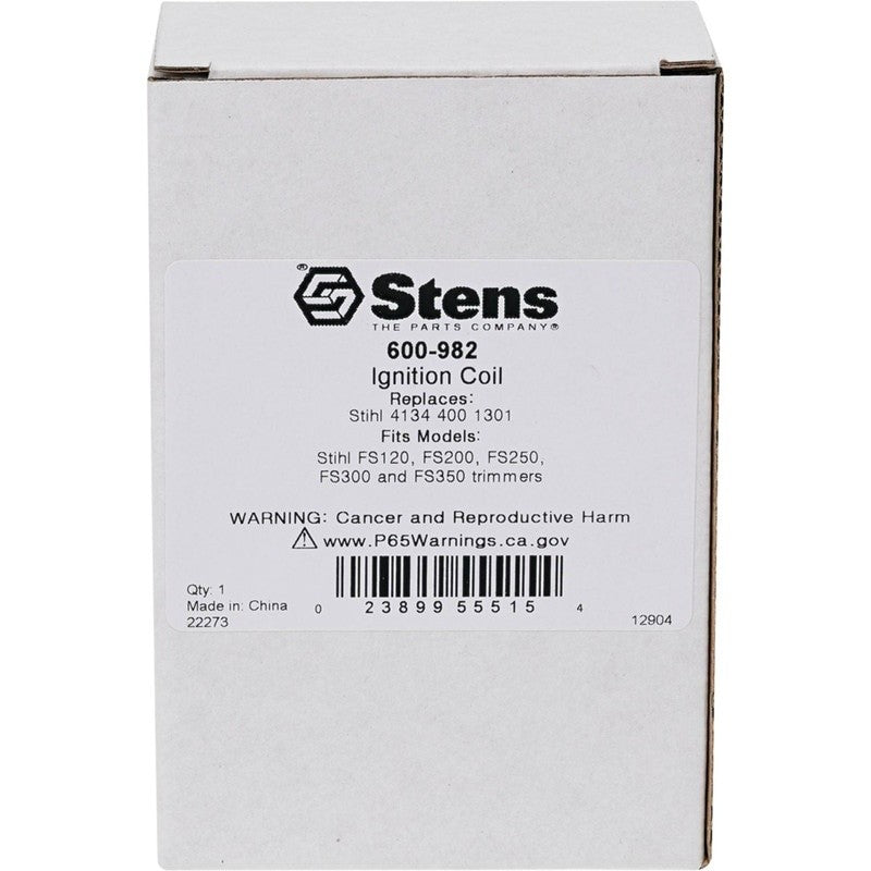 REPLACES STIHL IGNITION COIL 4134 400 1301 FITS FS120 41344001301 STENS 600 - 982 - OPE Quality Parts