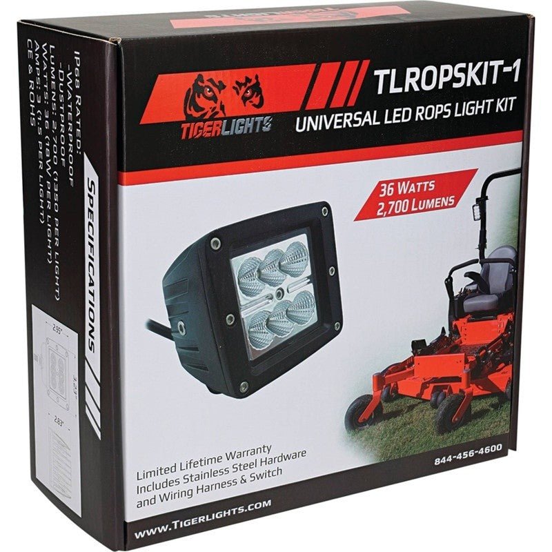 TIGER LIGHTS REPLACES TIGER LIGHTS ROPS LIGHT KIT ZERO TURN STENS TLROPSKIT - 1 - OPE Quality Parts