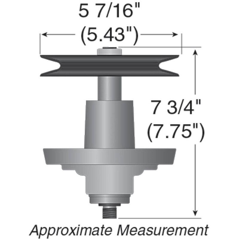 REPLACES MTD SPINDLE ASSEMBLY 918 - 0671D FITS GT1054 RZT54 LGTX1054 STENS 285 - 859 - OPE Quality Parts