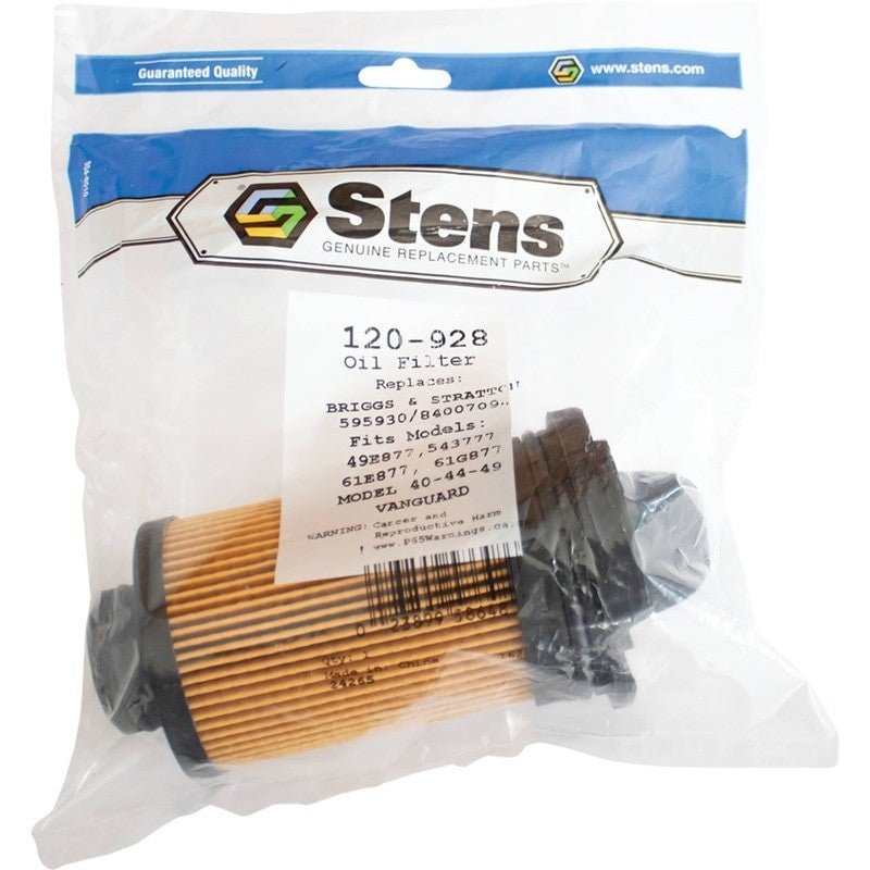 REPLACES BRIGGS AND STRATTON OIL FILTER 49E877 - 0008 - G1 84007094 4" STENS 120 - 928 - OPE Quality Parts