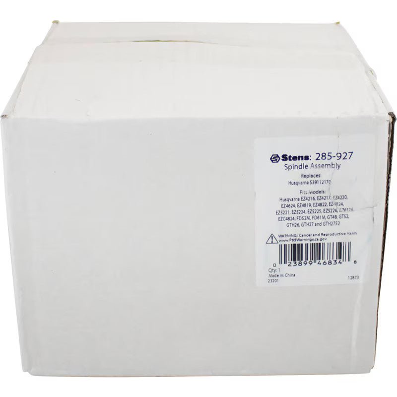 REPLACES HUSQVARNA SPINDLE ASSEMBLY 539112170 FITS EZ4216 FD52M STENS 285 - 927 - OPE Quality Parts