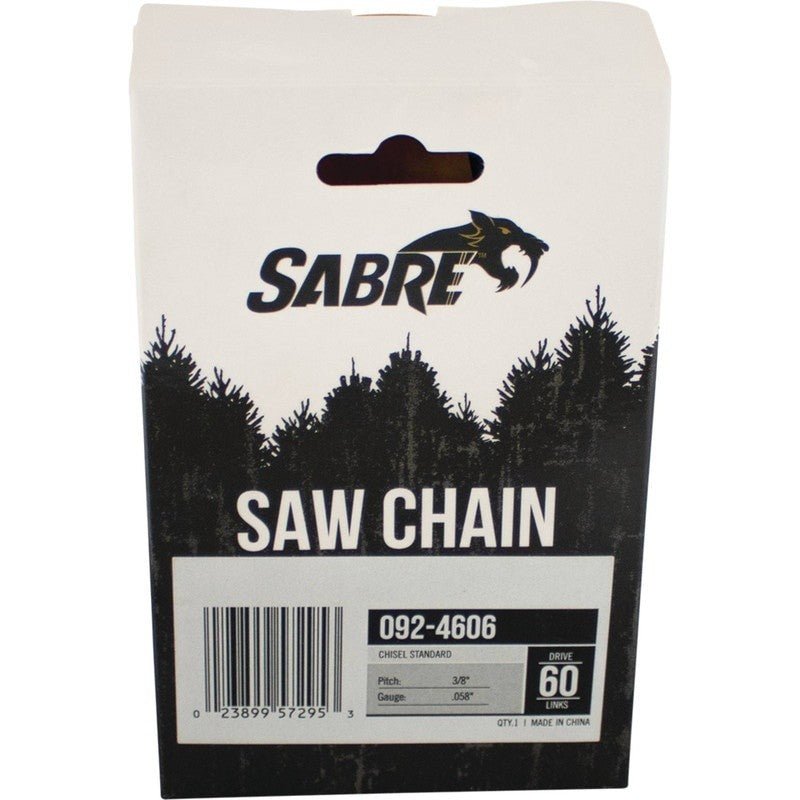 SABRE CHAINSAW CHAIN A2LM - 060G SABRE 16" A58C - 1PL60 A2LM60E 60 DL STENS 092 - 4606 - OPE Quality Parts