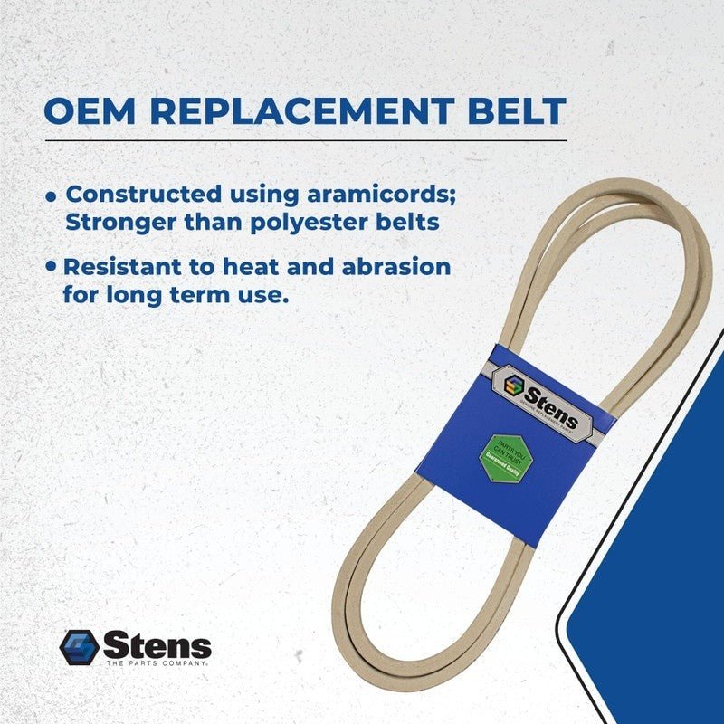 REPLACES HUSTLER DECK BELT 604817 FITS 932558 RAPTOR SD 54" 5 8" STENS 266 - 162 - OPE Quality Parts
