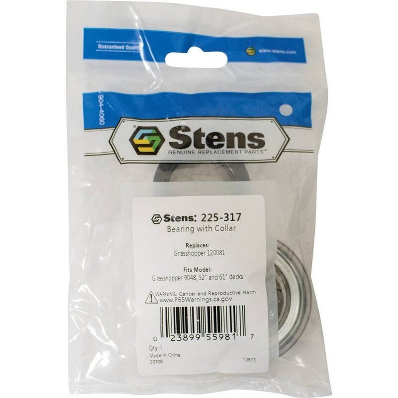 REPLACES CUB CADET BEARING WITH COLLAR 120081 FOR FITS 100 102 61" STENS 225 - 317 - OPE Quality Parts