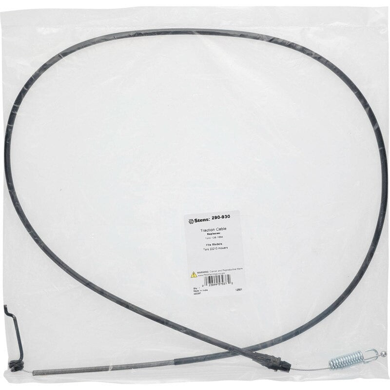 REPLACES TORO TRACTION CABLE 126 - 1664 22210 MOWER 1261664 47 1 4" STENS 290 - 930 - OPE Quality Parts